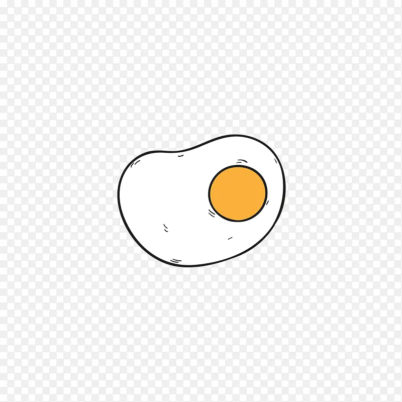 黄白色的煎蛋