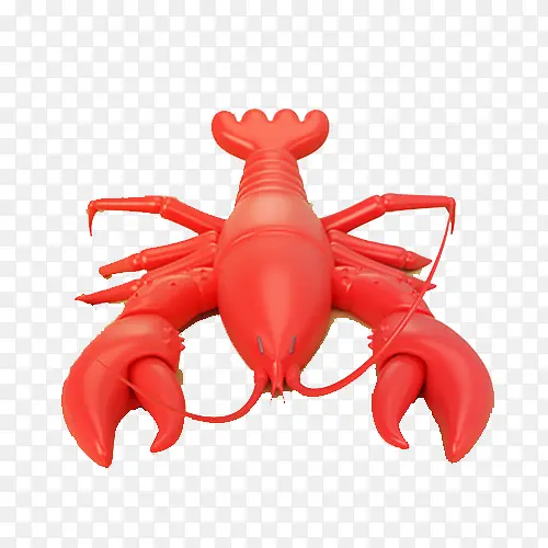 3D效果大虾