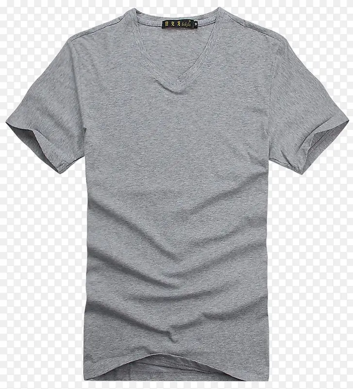 浅灰色T恤