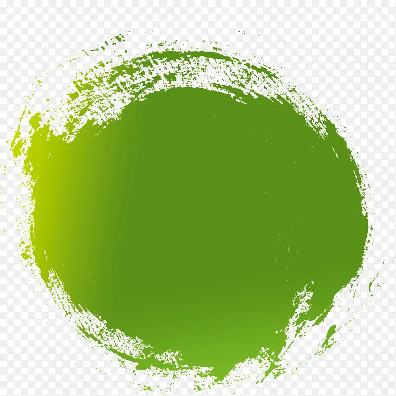 水彩墨迹  嫩绿色