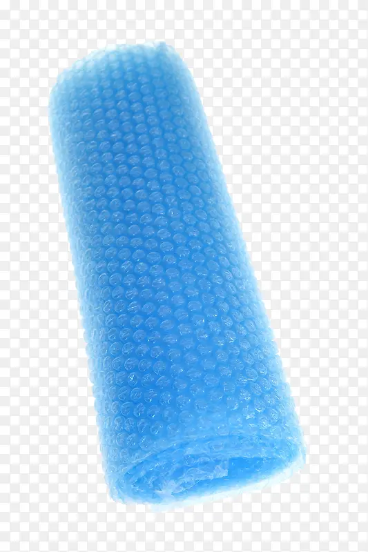 蓝色手绘泡泡包装塑料纸