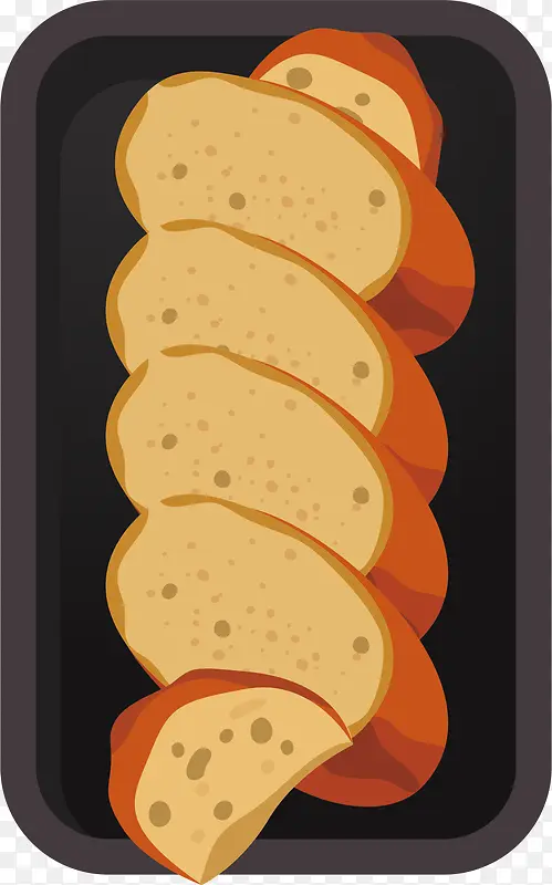 烤面包矢量图