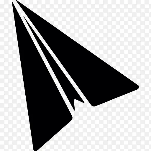 锋利的纸飞机图标