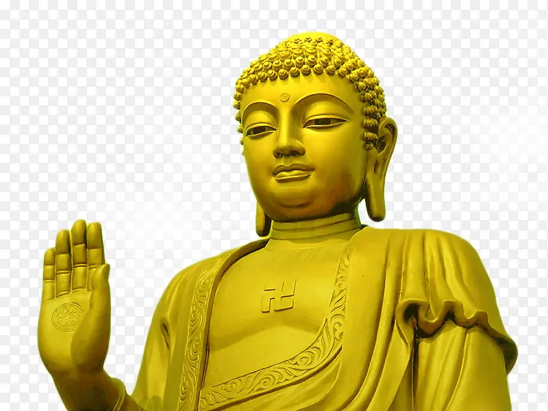金色佛祖神像素材