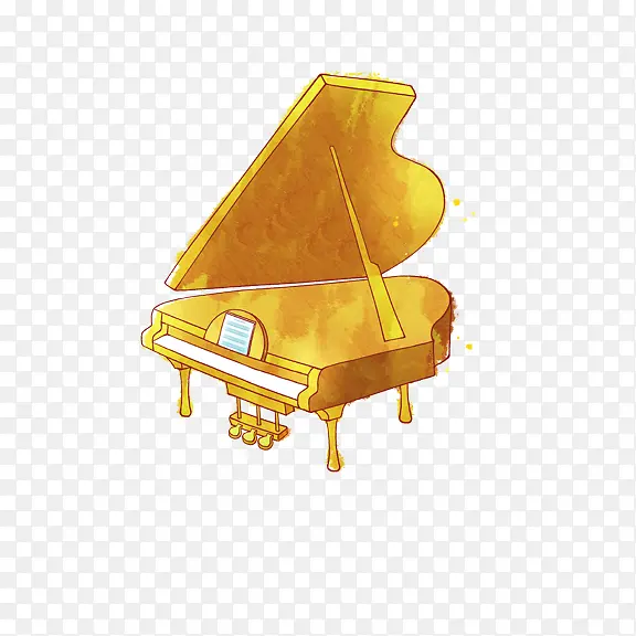 金色钢琴