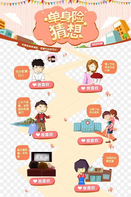 单身险宣传海报图