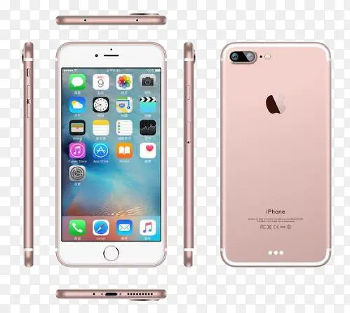 粉色苹果7手机