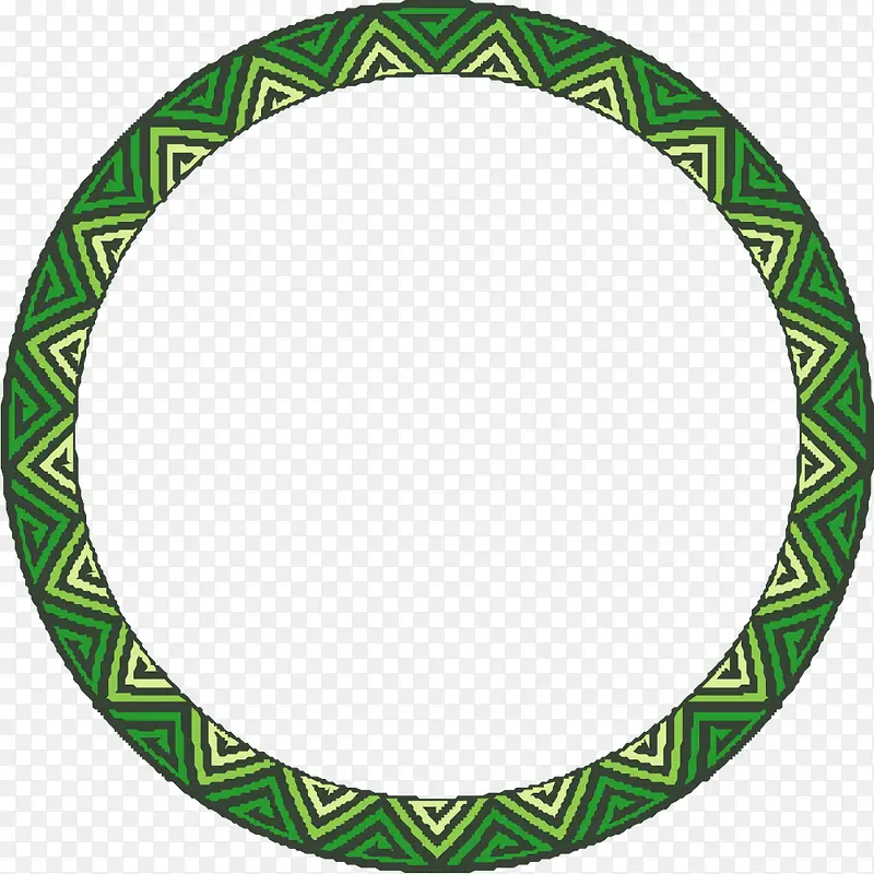 绿色圆形装饰