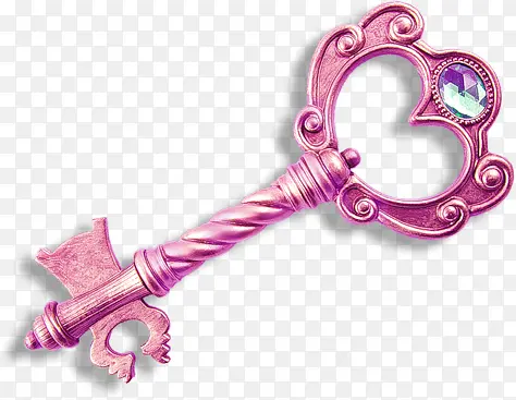 粉红色钥匙