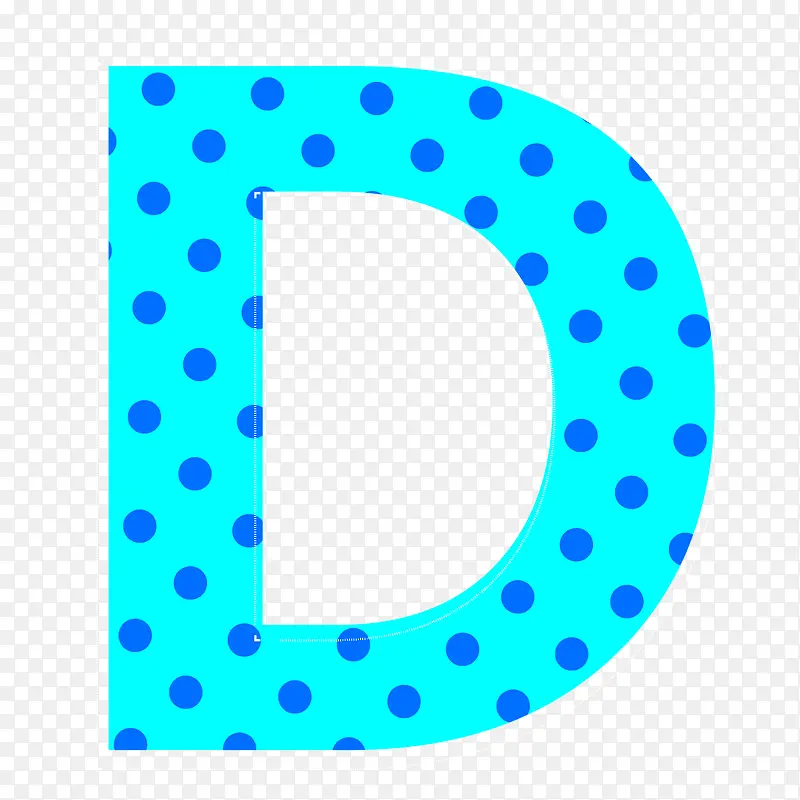 卡通圆点英文字母DPNG图片素材下载_图片编号qarpkrga-免抠素材网