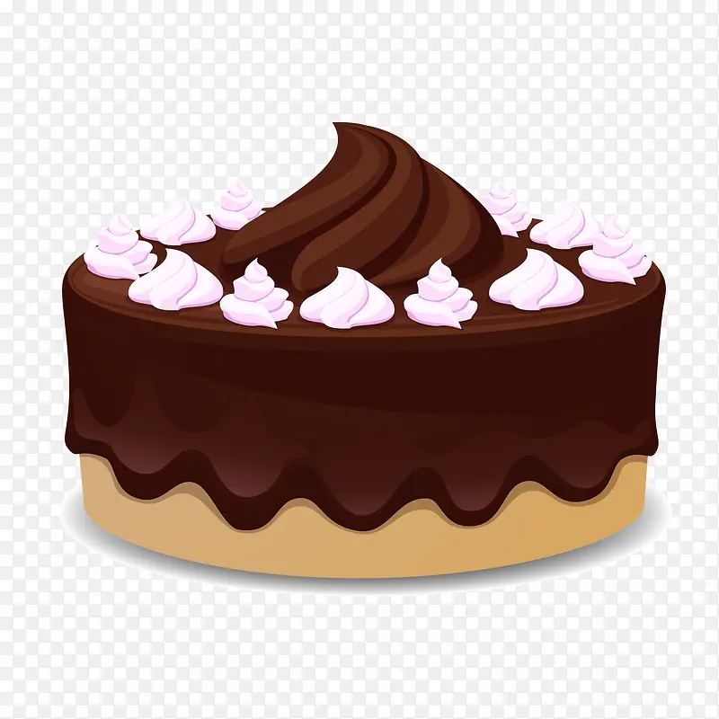 巧克力蛋糕PNG下载