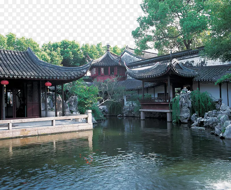 苏州园林风光PNG图片素材下载_图片编号qrmbgnvm-免抠素材网