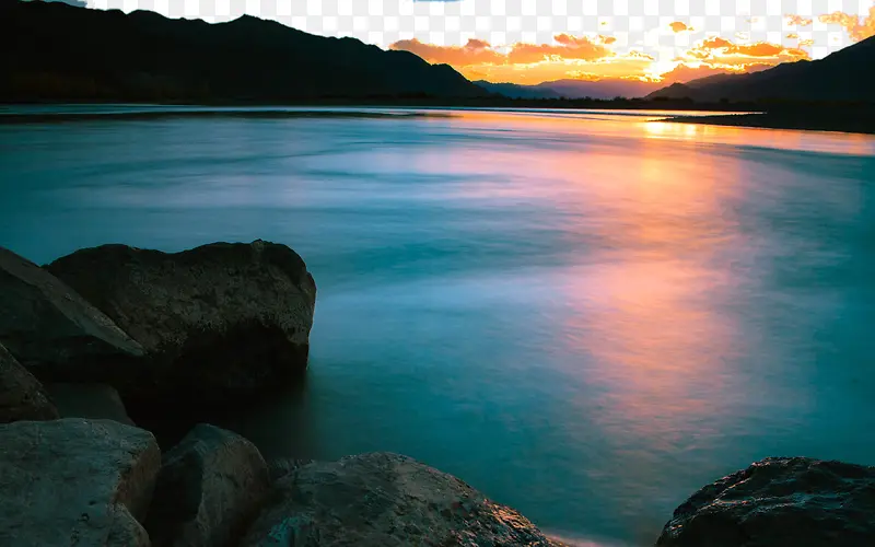 西藏拉萨河风景六