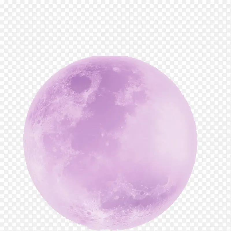 粉色月亮装饰图案