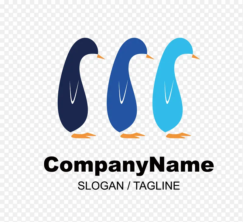 矢量企鹅logo