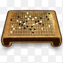 木质棋盘素材