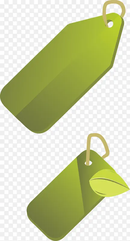 绿色吊牌设计