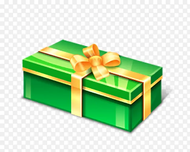 绿色密封礼物盒