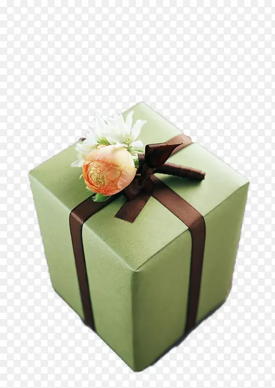 绿色礼物盒