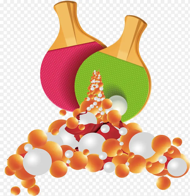 免抠乒乓比赛海报主图素材