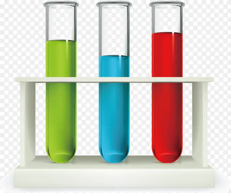 矢量精美化学试管