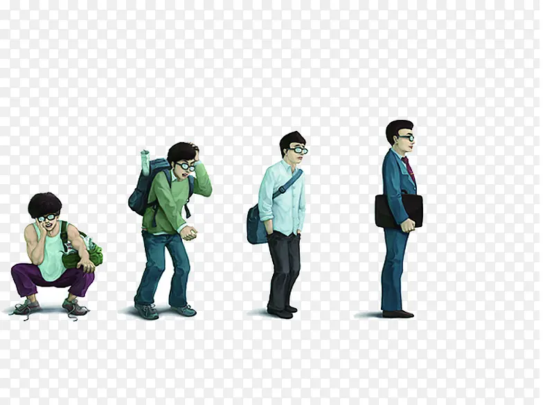 房地产招聘简章人物素材