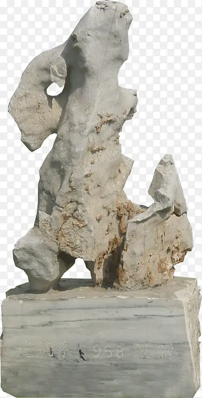 雕刻的石头
