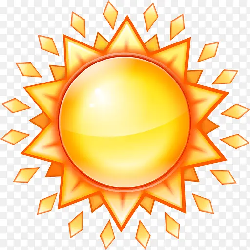 火热的太阳图标