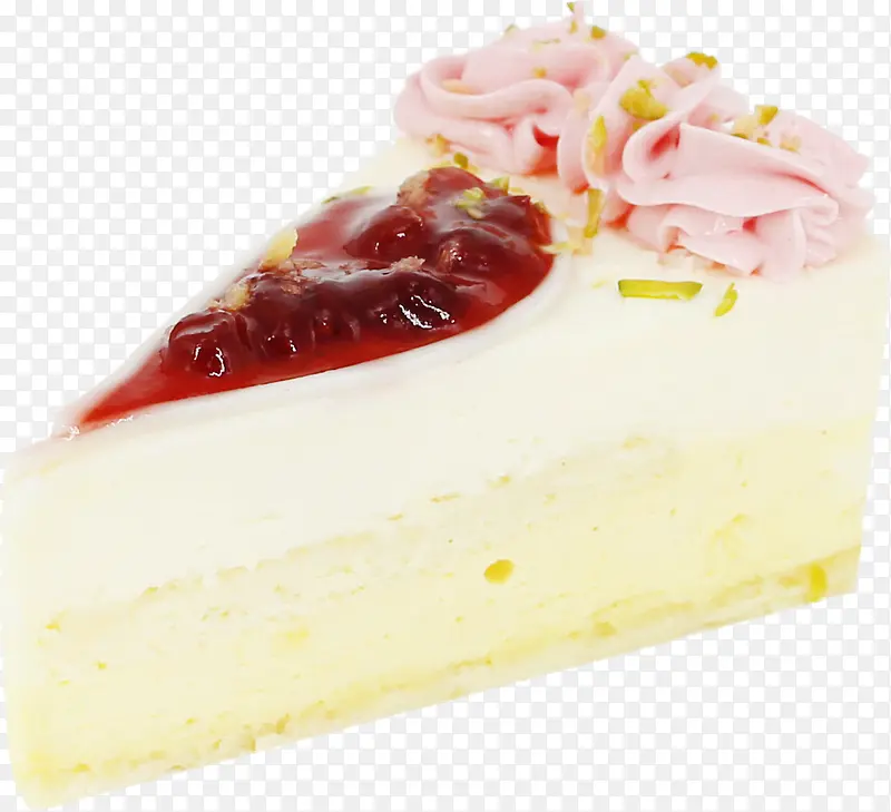 草莓味蛋糕实物图