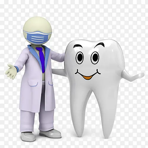 3D牙医治疗牙痛图