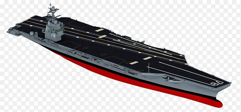 黑色航空母舰模型