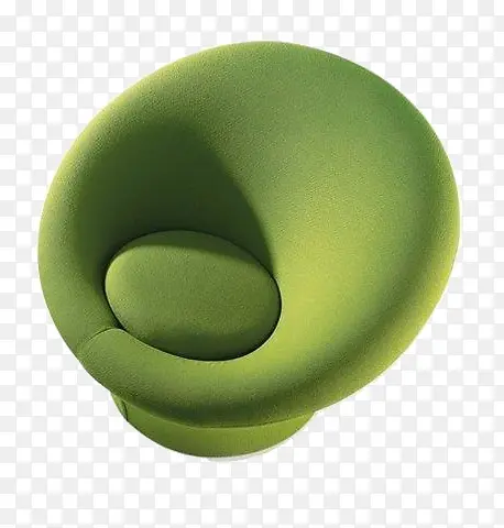 绿色球形装饰单人沙发