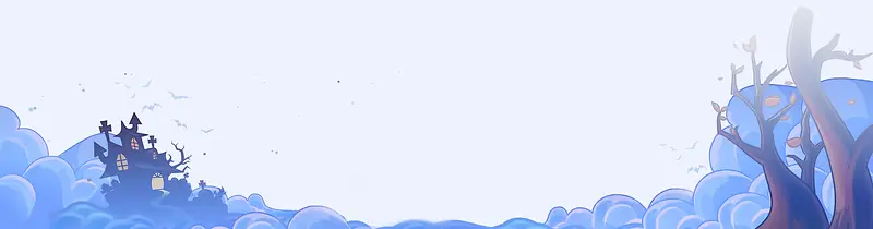蓝色卡通游戏云彩