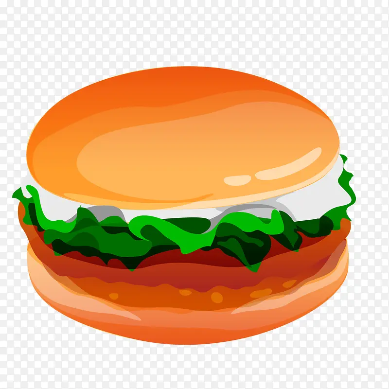 汉堡包快餐食物设计