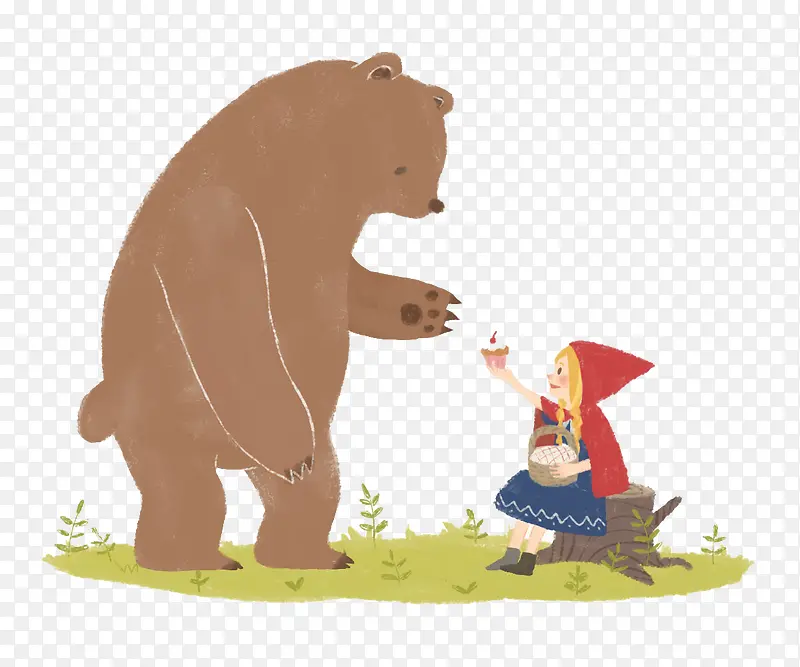 大棕熊和小红帽