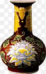 中国风花纺瓷器装饰