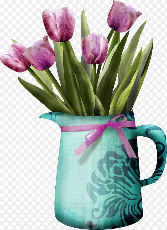 花瓶和植物