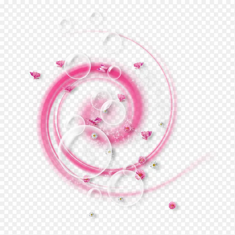 粉色漩涡
