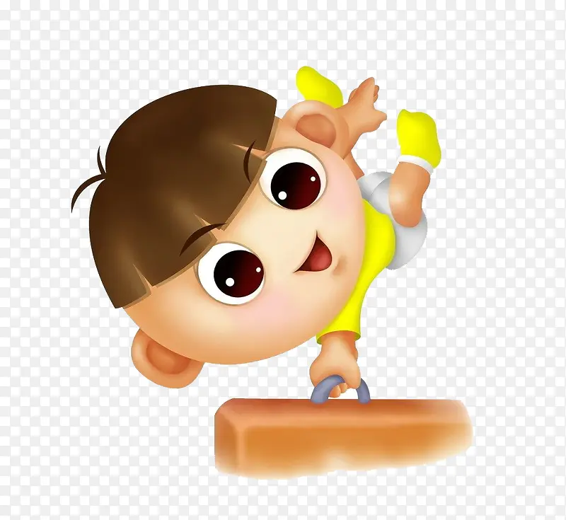卡通小孩