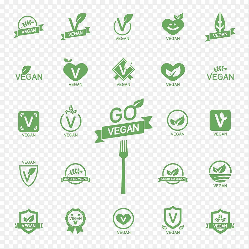 绿色有机食物标志