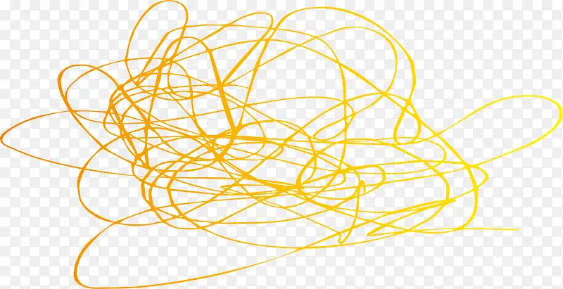 黄色线团矢量图