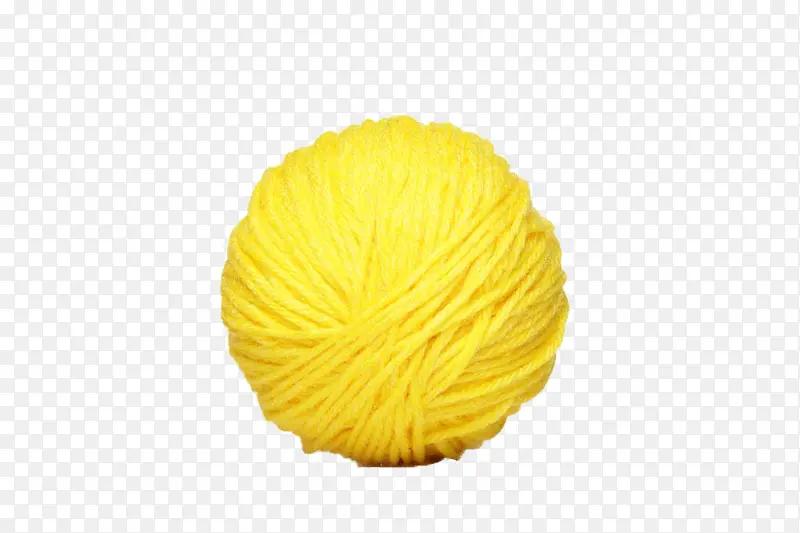 黄色毛线团
