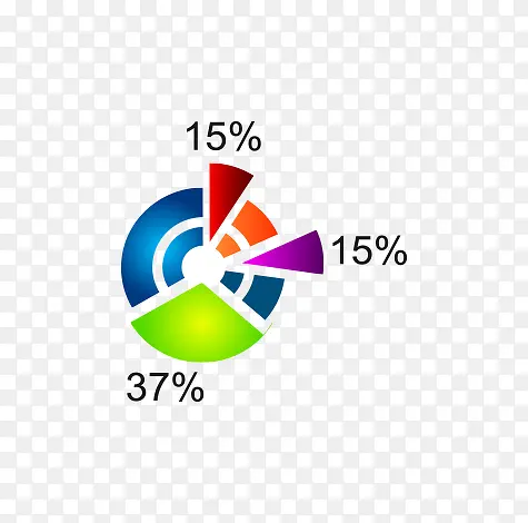 矢量 pt素材概率百分比商务图