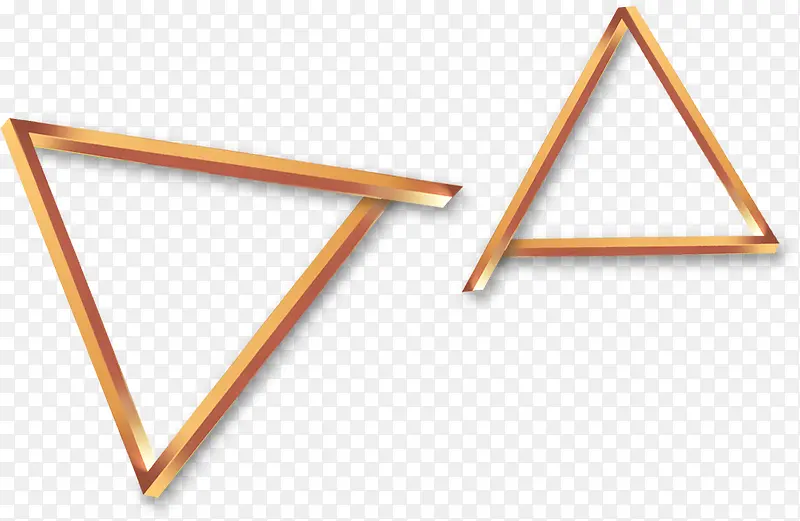 木形三角形，三角装饰，淘宝素材