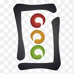 交通红绿灯标志图标