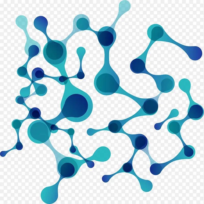 矢量蓝色物质分子式