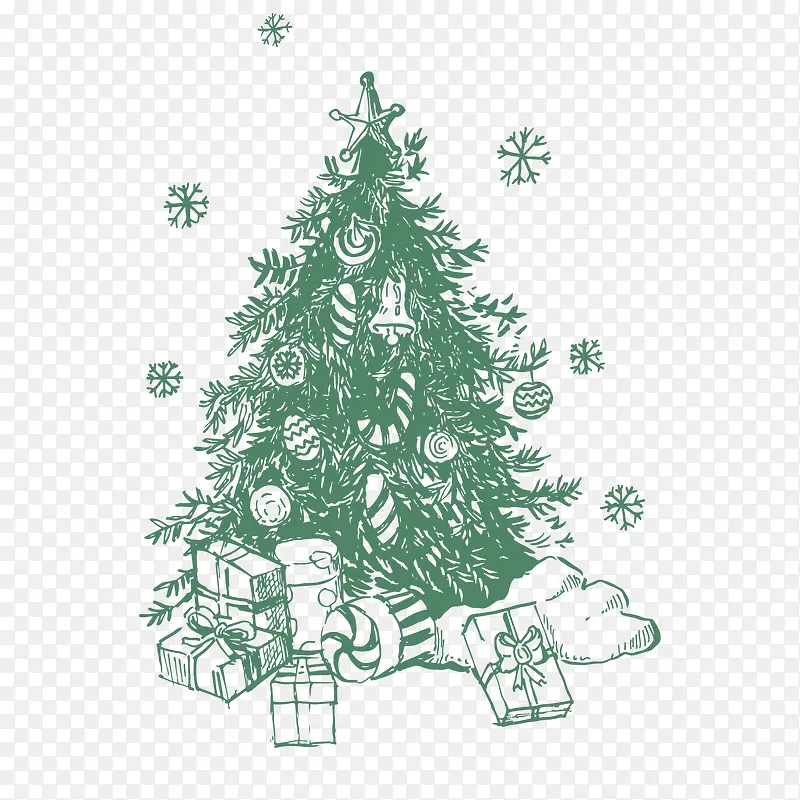 圣诞树插画