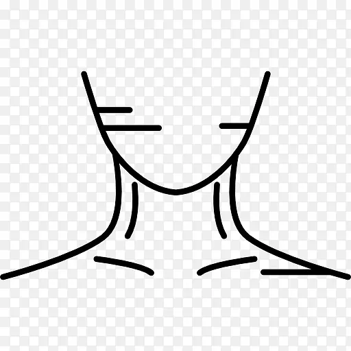 人体颈部图标