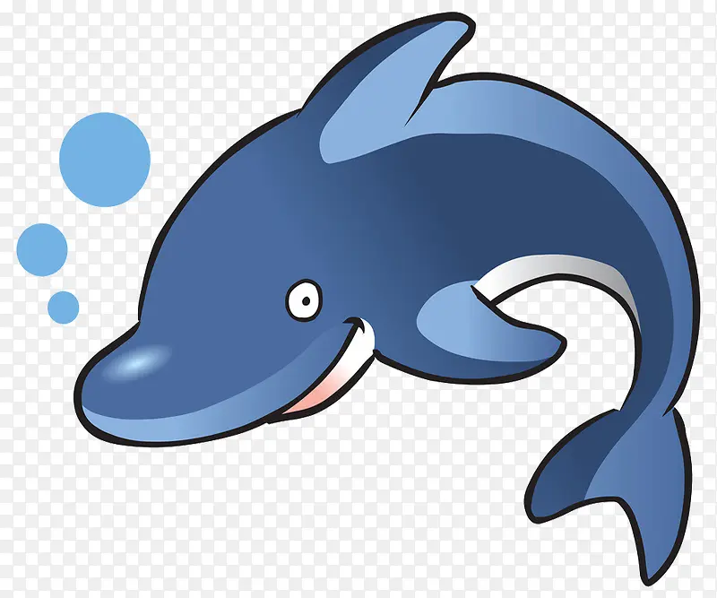 蓝色海豚