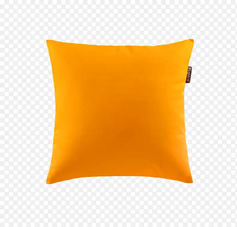 黄色简约抱枕装饰图案